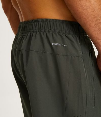 Bermuda Deportiva con Cintura elástica y Bolsillos con Cierre 4