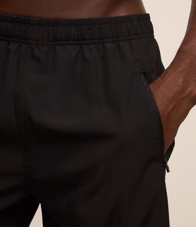 Bermuda Deportiva con Cintura elástica y Bolsillos con Cierre 4