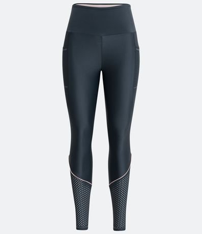 Pantalón Legging Deportiva en Poliamida con Bies Contrastante 5