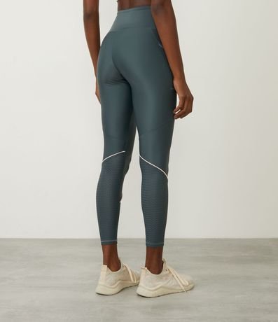 Pantalón Legging Deportiva en Poliamida con Bies Contrastante 3