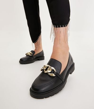Zapato Loafer con Detalle en Cadena 5