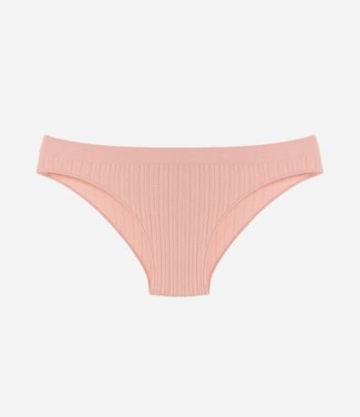 Bombacha Bikini en Poliamida con Lateral Mediano y Textura Acanalada 5