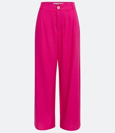 Pantalón Pantalona Sastrería en Lino 5