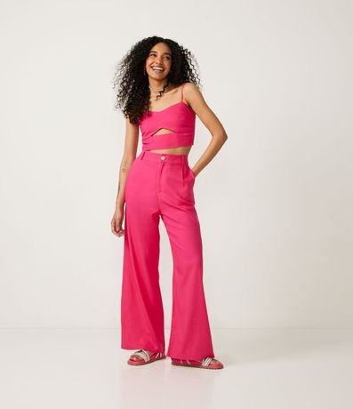 Pantalón Pantalona Sastrería en Lino