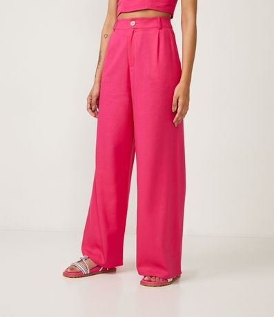 Pantalón Pantalona Sastrería en Lino 2