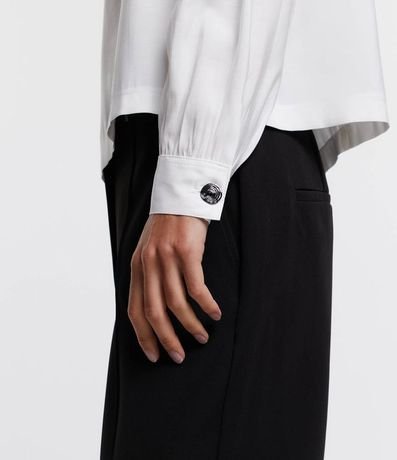 Blusa en Viscosa con Botón en el Puño 5
