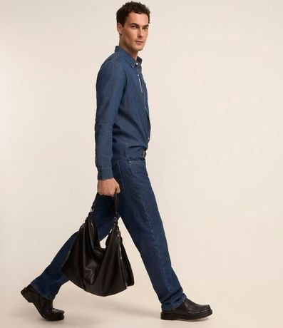 Camisa Jeans con Bolsillo en el Pecho 4