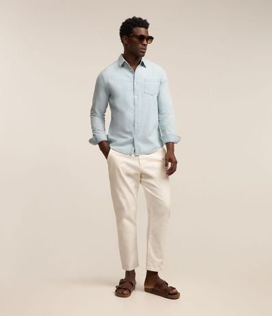 Camisa Jeans con Bolsillo en el Pecho 2