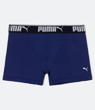 Calzoncillo Boxer en Poliamida con Cintura Elástica y Lettering Puma