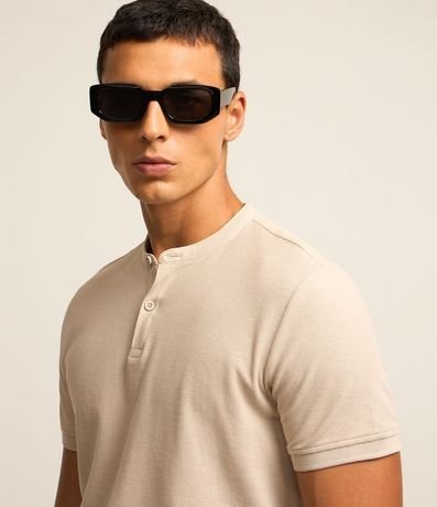 Polo Manga Corta Cuello Mao 3