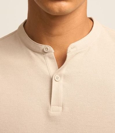 Polo Manga Corta Cuello Mao 4