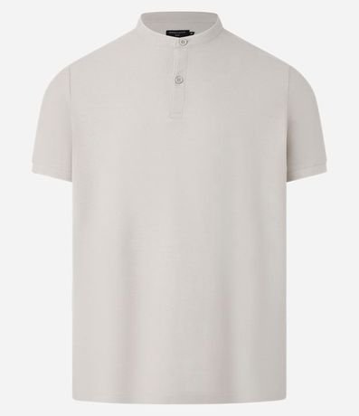 Polo Manga Corta Cuello Mao 5