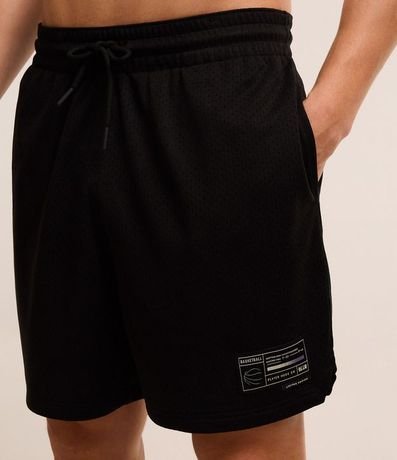 Bermuda Deportiva de Baloncesto con Cintura elástica y Textura 4