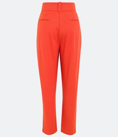 Pantalón Carrot en Punto Orly con Detalle en el Bajo 7
