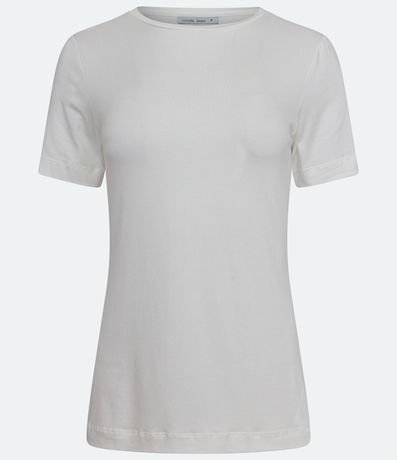 Blusa Básica en Viscosa con Escote Redondo 5