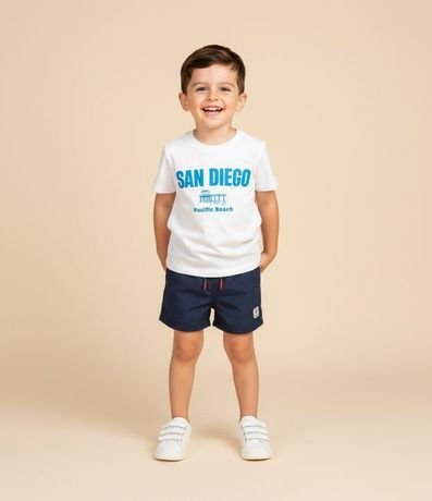 Bermuda de Baño Infantil sin Estampado - Talle 1 a 4 años