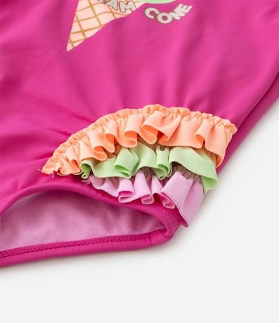 Malla Infantil con Estampa de Helado y Volados - Talle 1 a 4 años 4