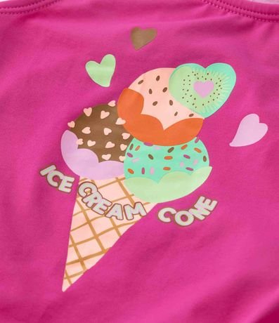 Malla Infantil con Estampa de Helado y Volados - Talle 1 a 4 años 5