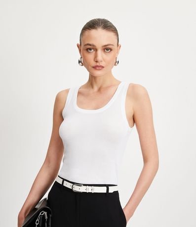 Blusa Musculosa de Punto Ligero