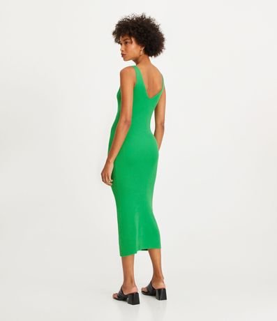 Vestido Midi en Punto Texturizado 3