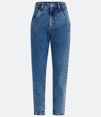 Pantalón Mom Jeans con Recorte Cutout en la Cintura 5