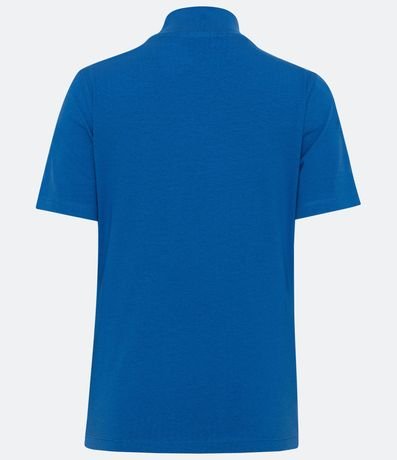 Blusa Básica en Media Malla con Cuello Alto 7