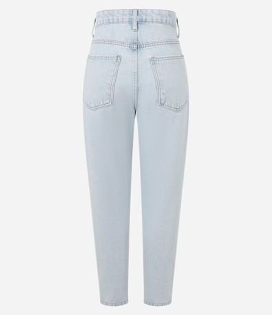 Pantalón Mom en Jeans Delavê con Bolsillos 7