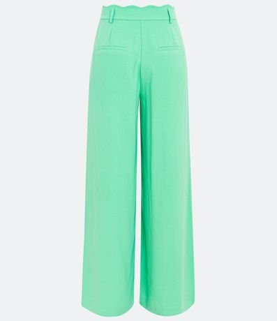 Pantalón Recto en Crepé con Acabado Ondulado 6