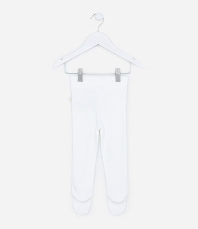 Kit 02 Pantalones infantiles con Pies Cerrados - Talle RN a 12 meses 3