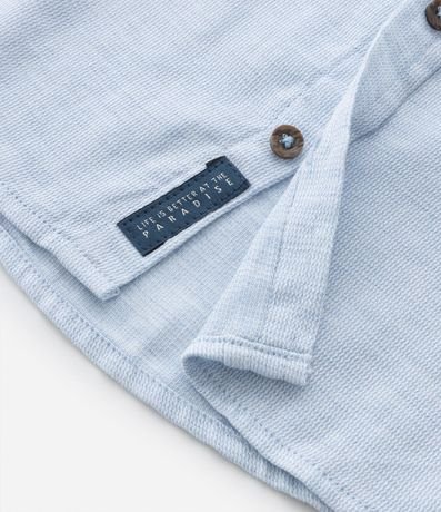 Camisa Infantil Manga Larga Texturizada - Talle 5 a 14  anos 4