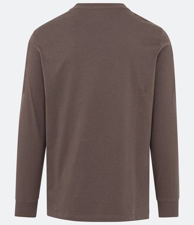 Remera Regular en Algodón Peruano con Puño Ajustado 7