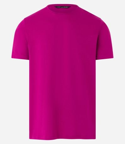 Remera Slim Básica en Algodón Peruano con Cuello Redondo 3