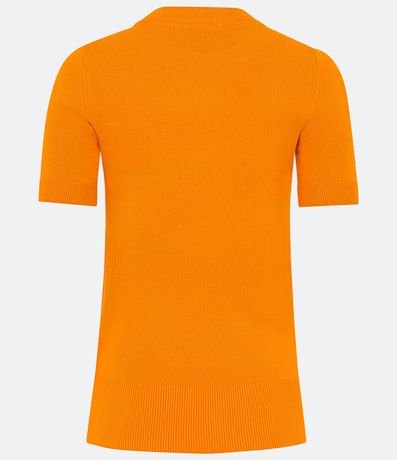 Blusa Básica de Punto con Cuello Redondo 8