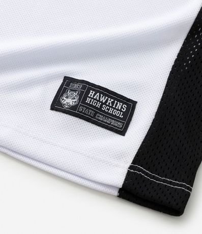 Musculosa Deportiva Infantil Baloncesto con Estampado Hawkins Stranger Things - Talle 9 a 14 años 5