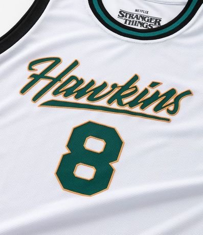 Musculosa Deportiva Infantil Baloncesto con Estampado Hawkins Stranger Things - Talle 9 a 14 años 6