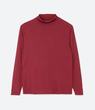 Blusa Básica en Viscolycra con Cuello Alto Curve & Plus Size 5