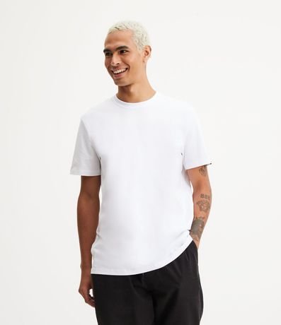 Remera Comfort Básica en Tejido Texturizado 2
