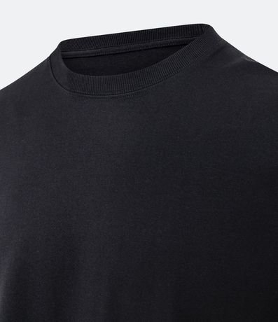 Remera Comfort Básica en Media Malla con Textura y Manga Corta 3