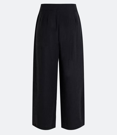 Pantalón Pantalona en Viscosa Cintura Mediana con Botones y Bolsillos 2