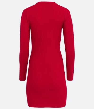 Vestido Liso Manga Larga Ribana 2