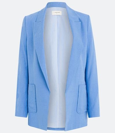 Blazer en Viscosa con Forro Rayado 1