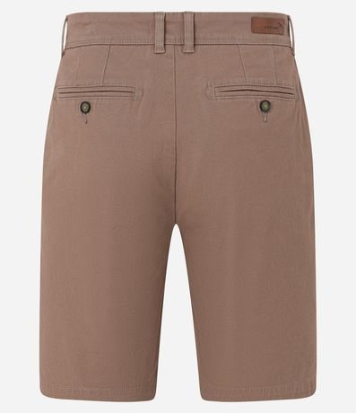 Bermuda Slim en Sarga con Elastano 13