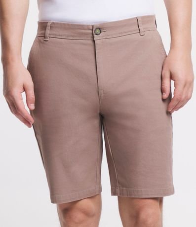Bermuda Slim en Sarga con Elastano 4