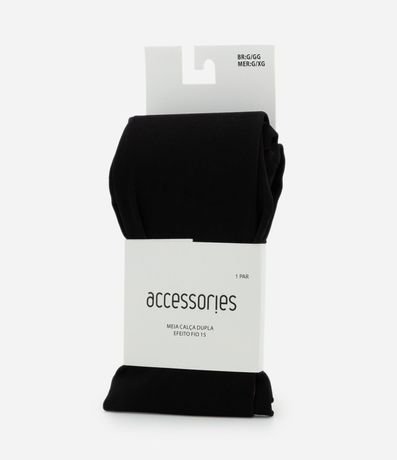 Media Can Can Legging em Fleece Efecto Hilo 15 5