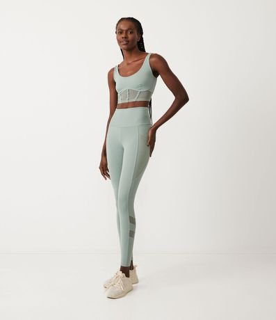 Pantalón Legging Deportivo en Microfibra con Bolsillo 1