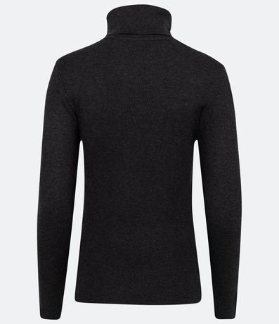 Suéter en Punto con Cuello Alto Estructurado 6