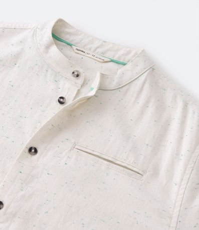 Camisa Infantil con Cuello Mao - Talle 5 a 14 años 3