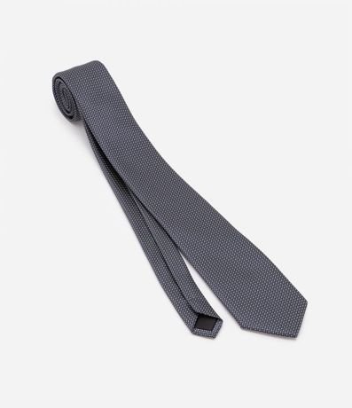 Gravata Clássica con Textura y Estampa de lunares 3
