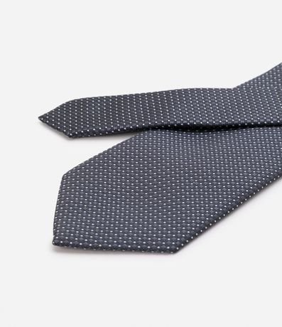 Gravata Clássica con Textura y Estampa de lunares 4
