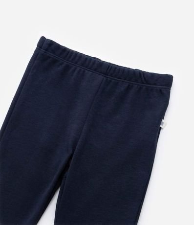 Kit 02 Pantalones Básicos Infantiles en Suedine con Puños Largos - Talle 0 a 18 meses 6